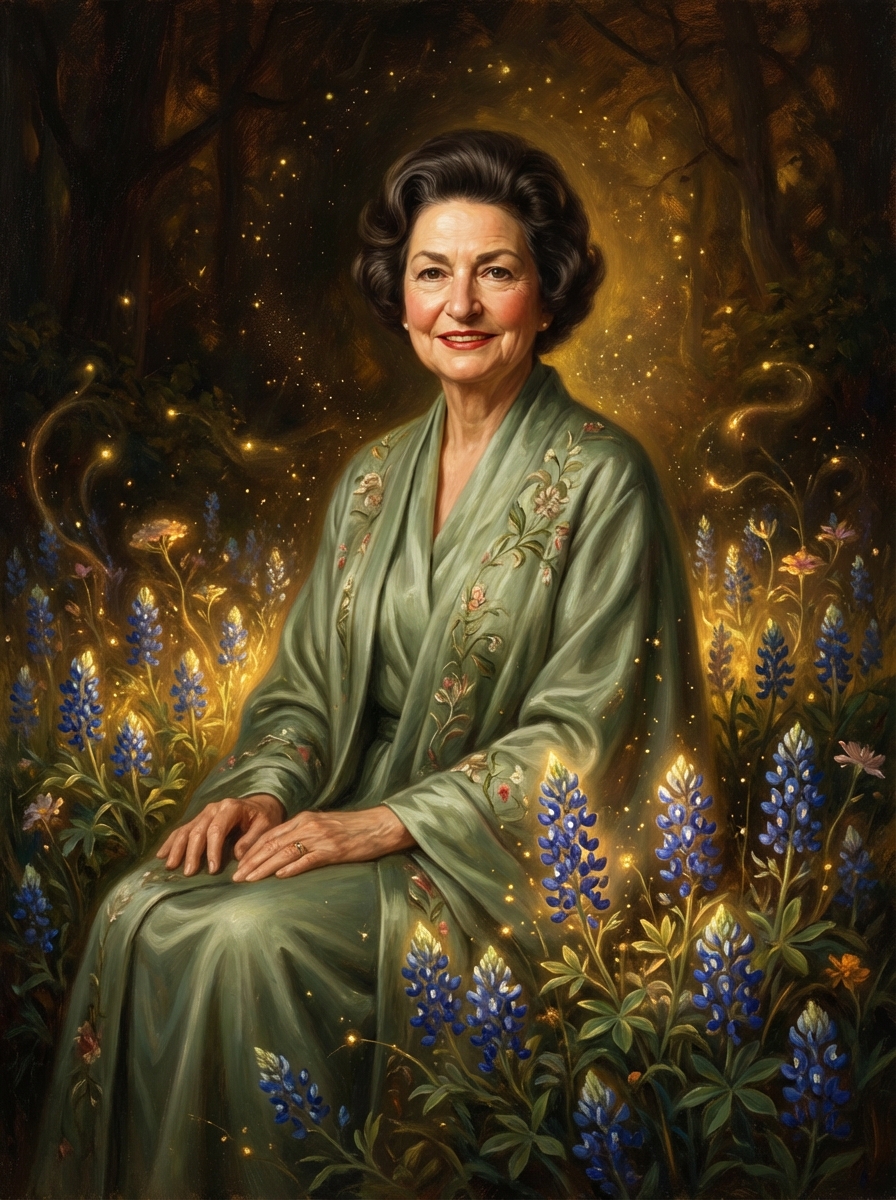 Portrait of Lady Bird Johnson
