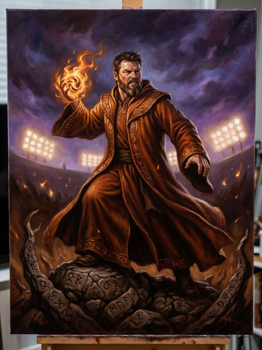 Portrait of Roger "The Rocket" Clemens